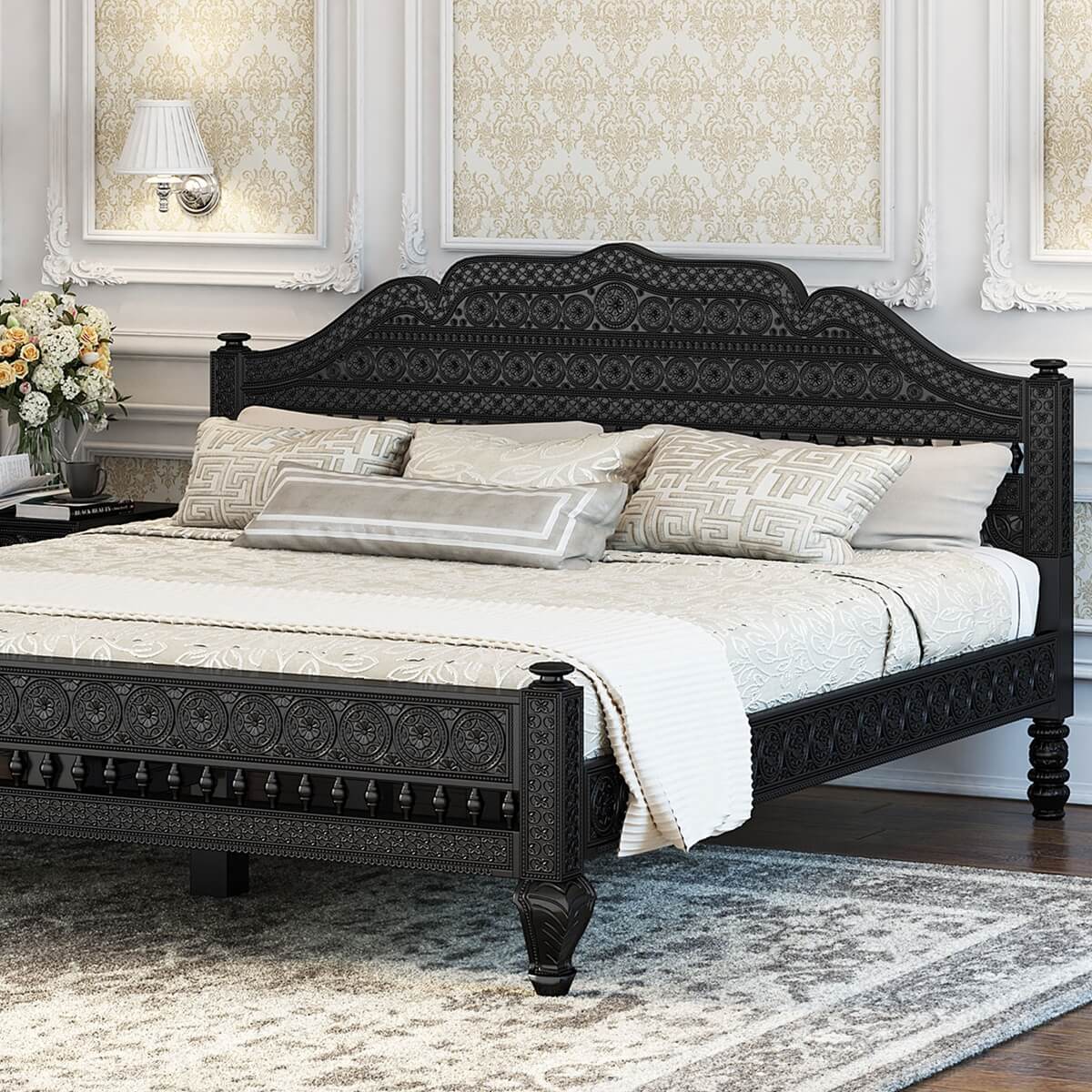 Trenton Solid Wood Platform Bed