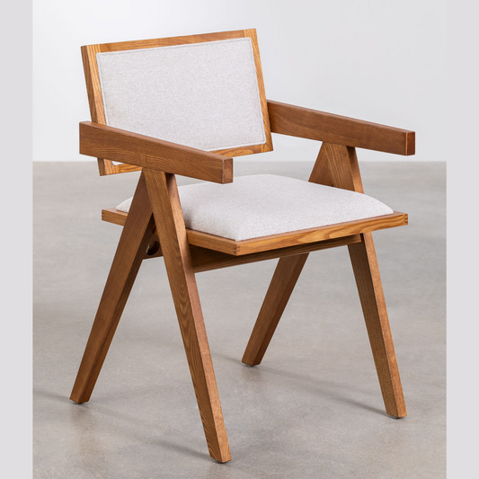 Dakari Upholstered Dining Chair with Armrests