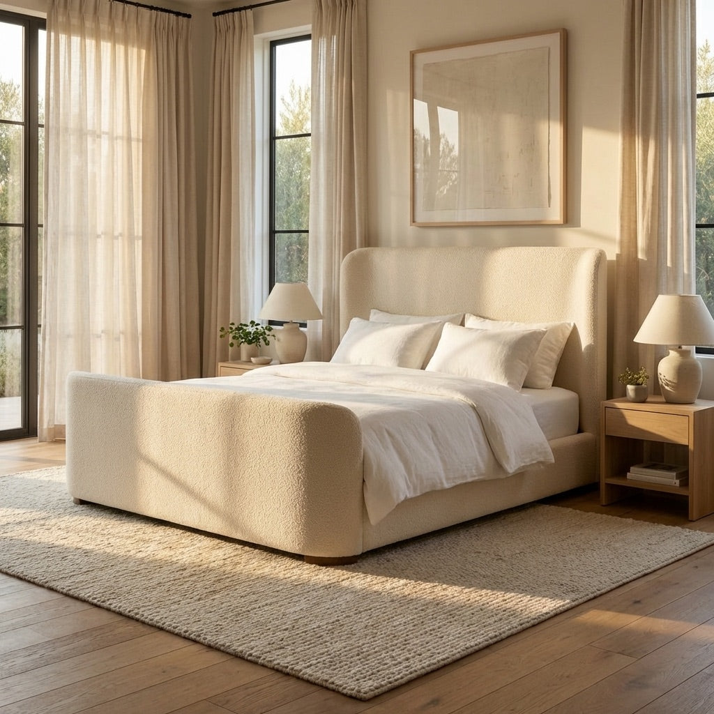 Coleson Upholstered Sleigh Bed