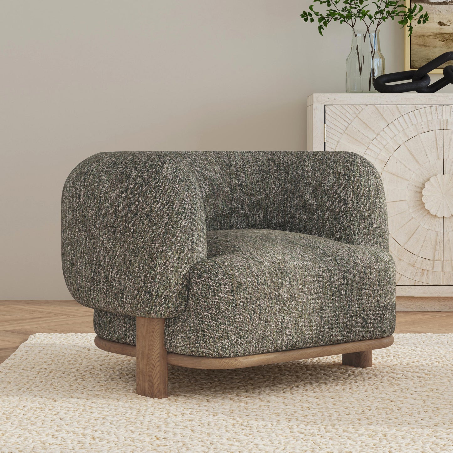 Emery Upholstered Barrel Chair