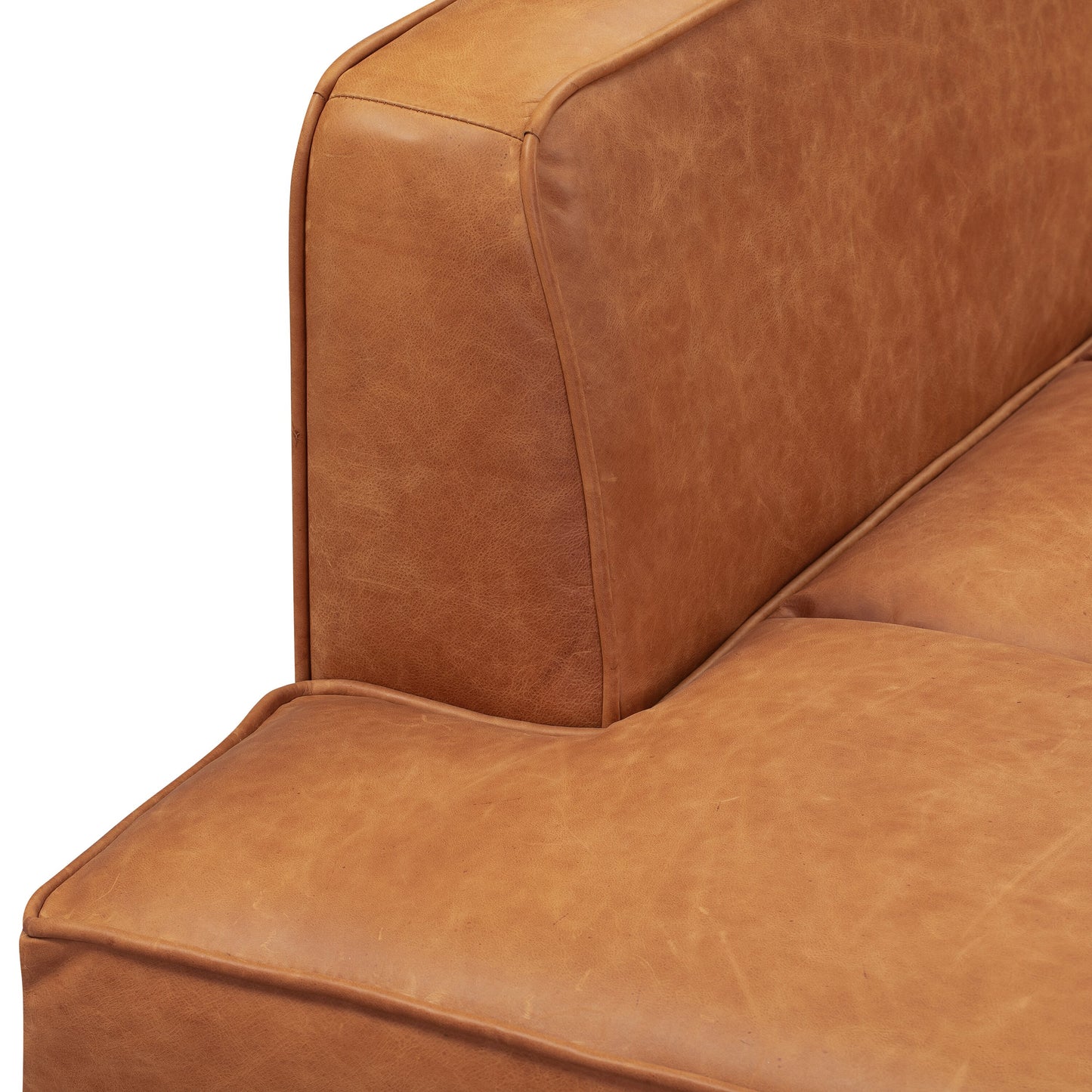 Kiaan Full-Grain Genuine Leather Daybed