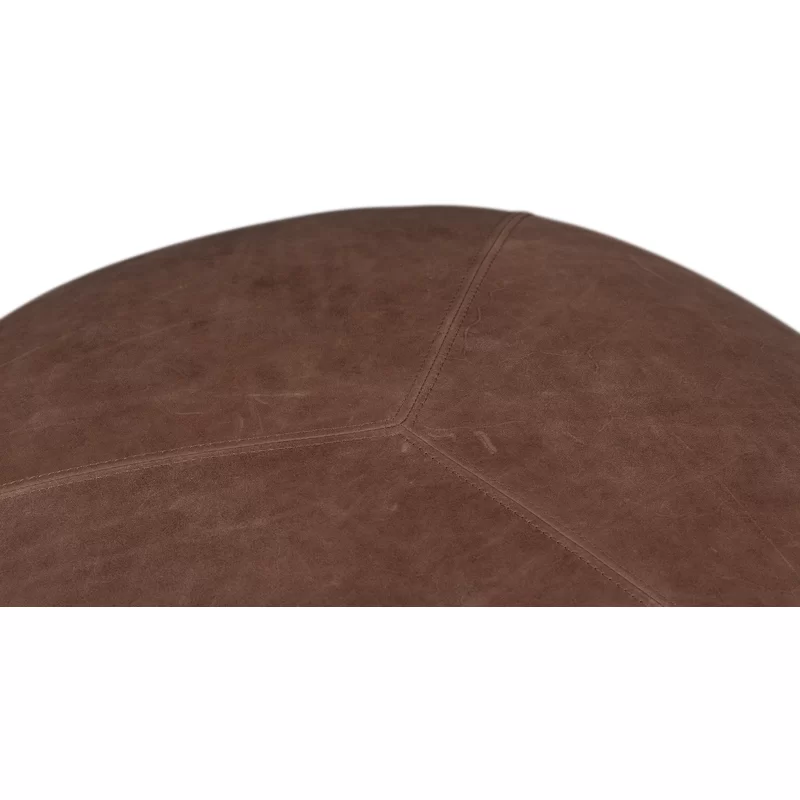 Krew Leather Pouf
