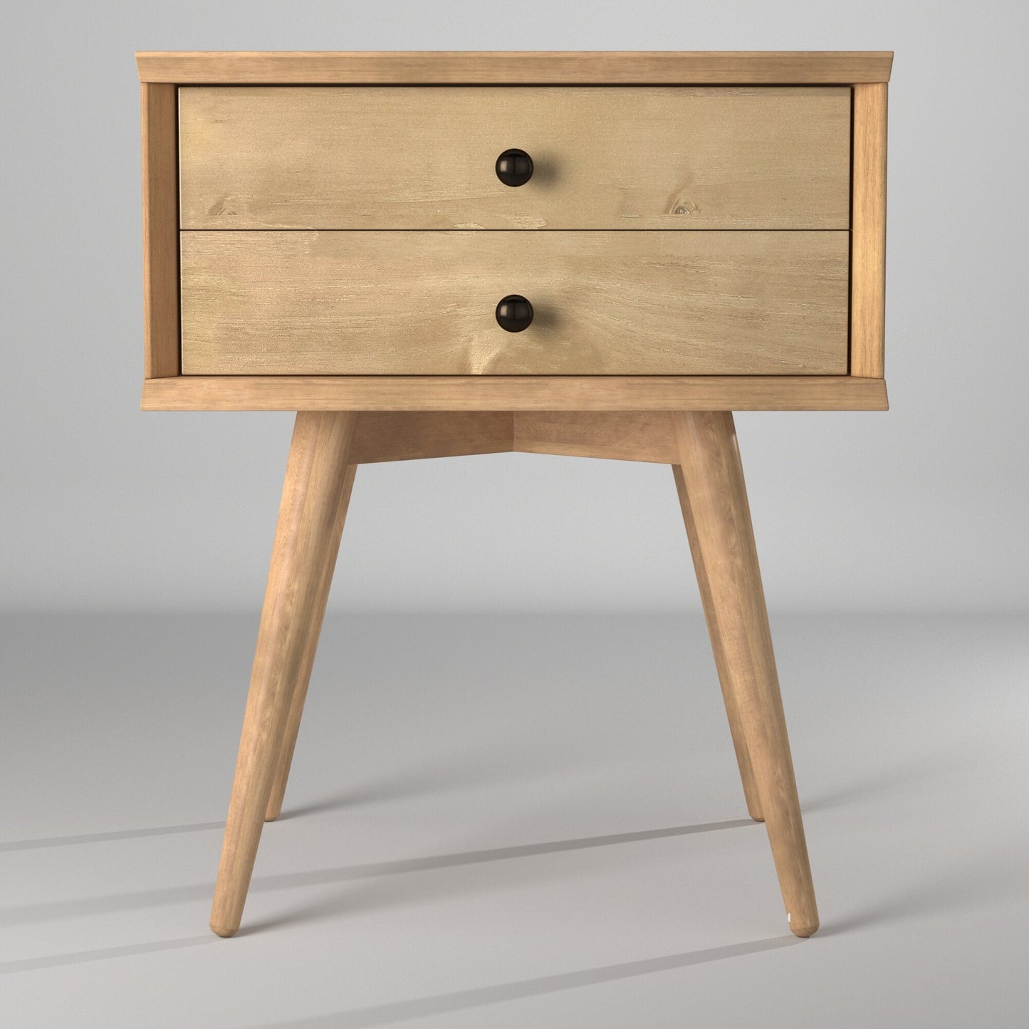 Declan 2 Drawer Nightstand Furniture BoutiQ