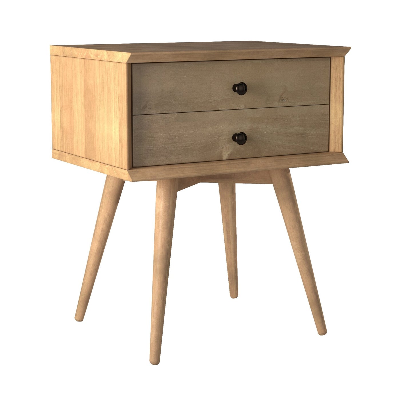 Declan 2 Drawer Nightstand Furniture BoutiQ