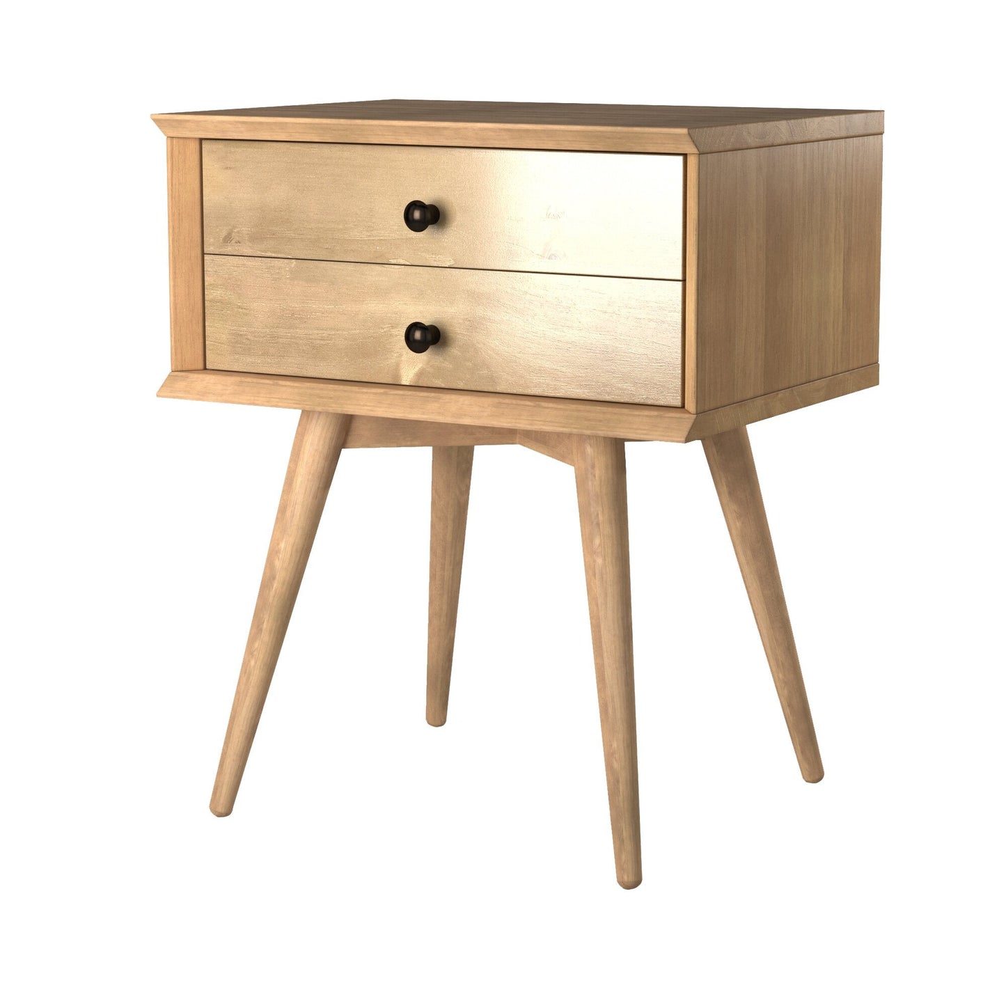 Declan 2 Drawer Nightstand Furniture BoutiQ