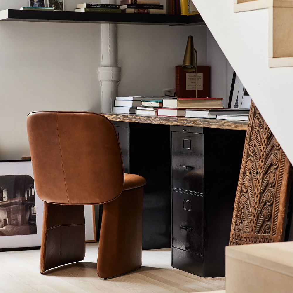 Emiliano Leather Dining Chair Furniture BoutiQ