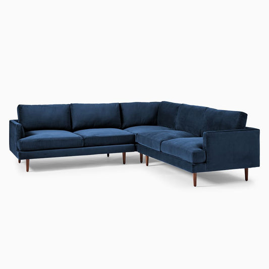 Finnegan Loft 3-Piece L-Shaped Sectional Furniture BoutiQ