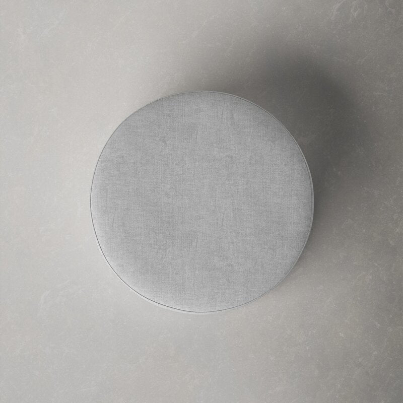 Grady Polyester Round Cocktail Ottoman Furniture BoutiQ