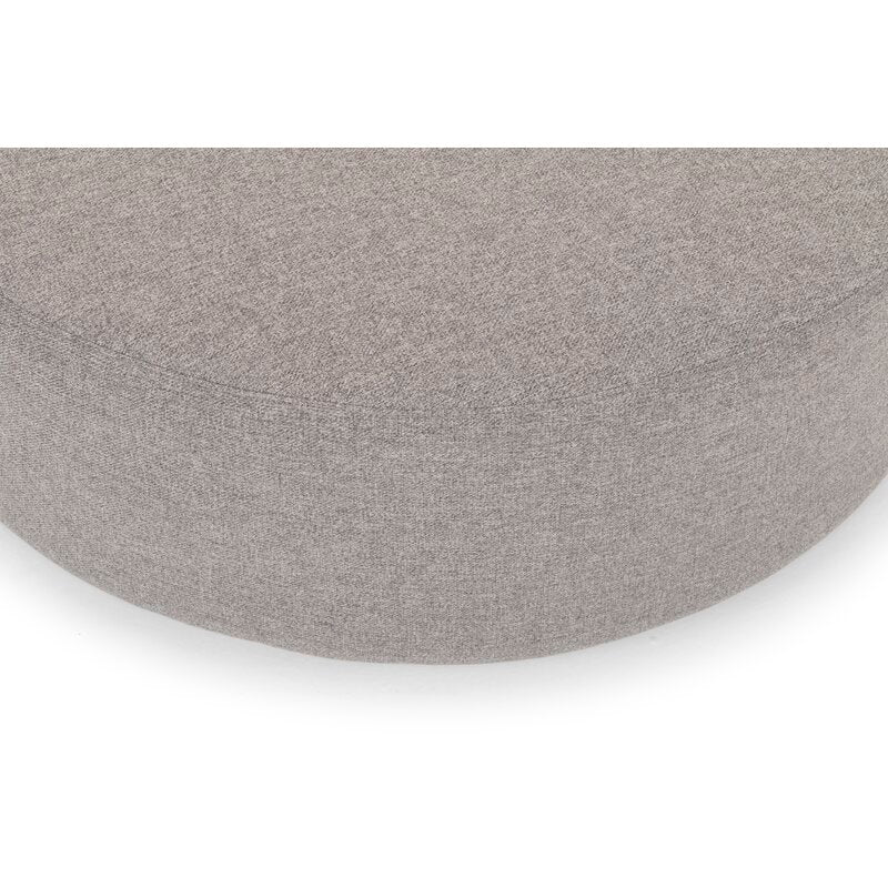 Grady Polyester Round Cocktail Ottoman Furniture BoutiQ
