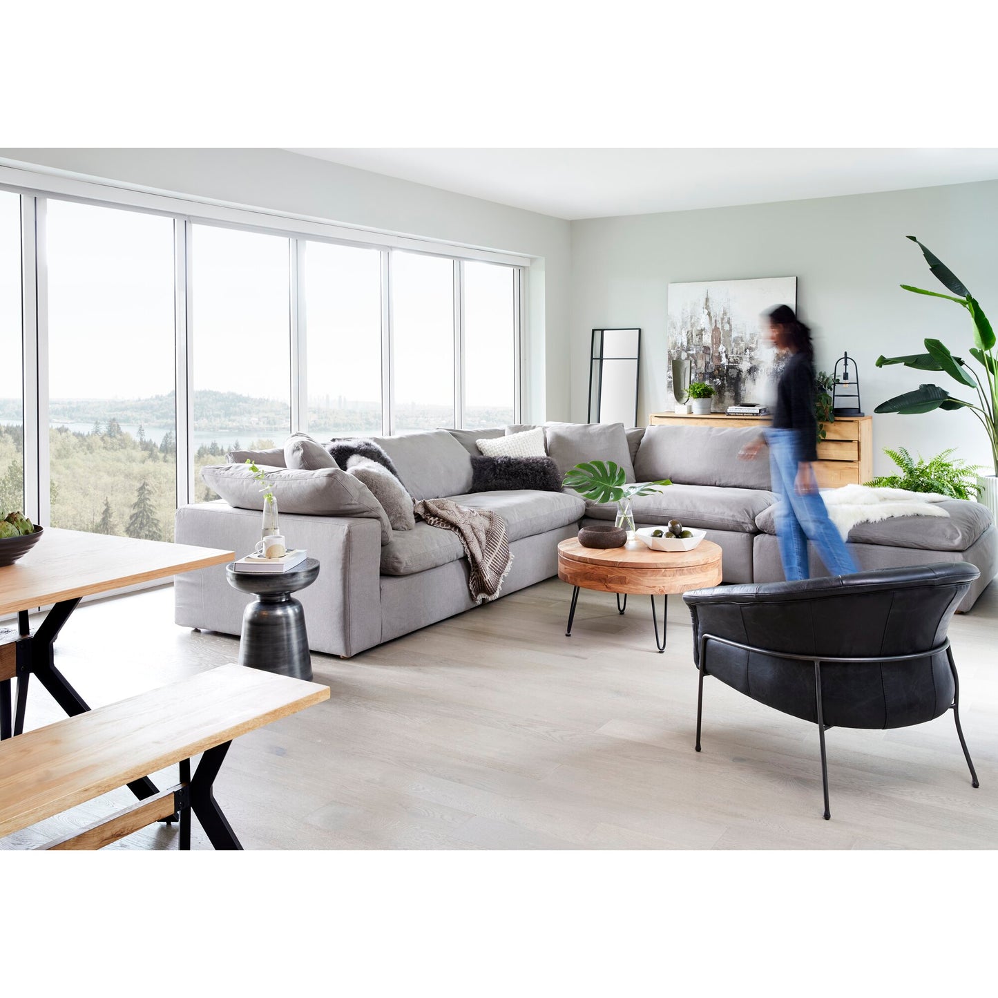 Keith Solid Wood Storage Coffee Table