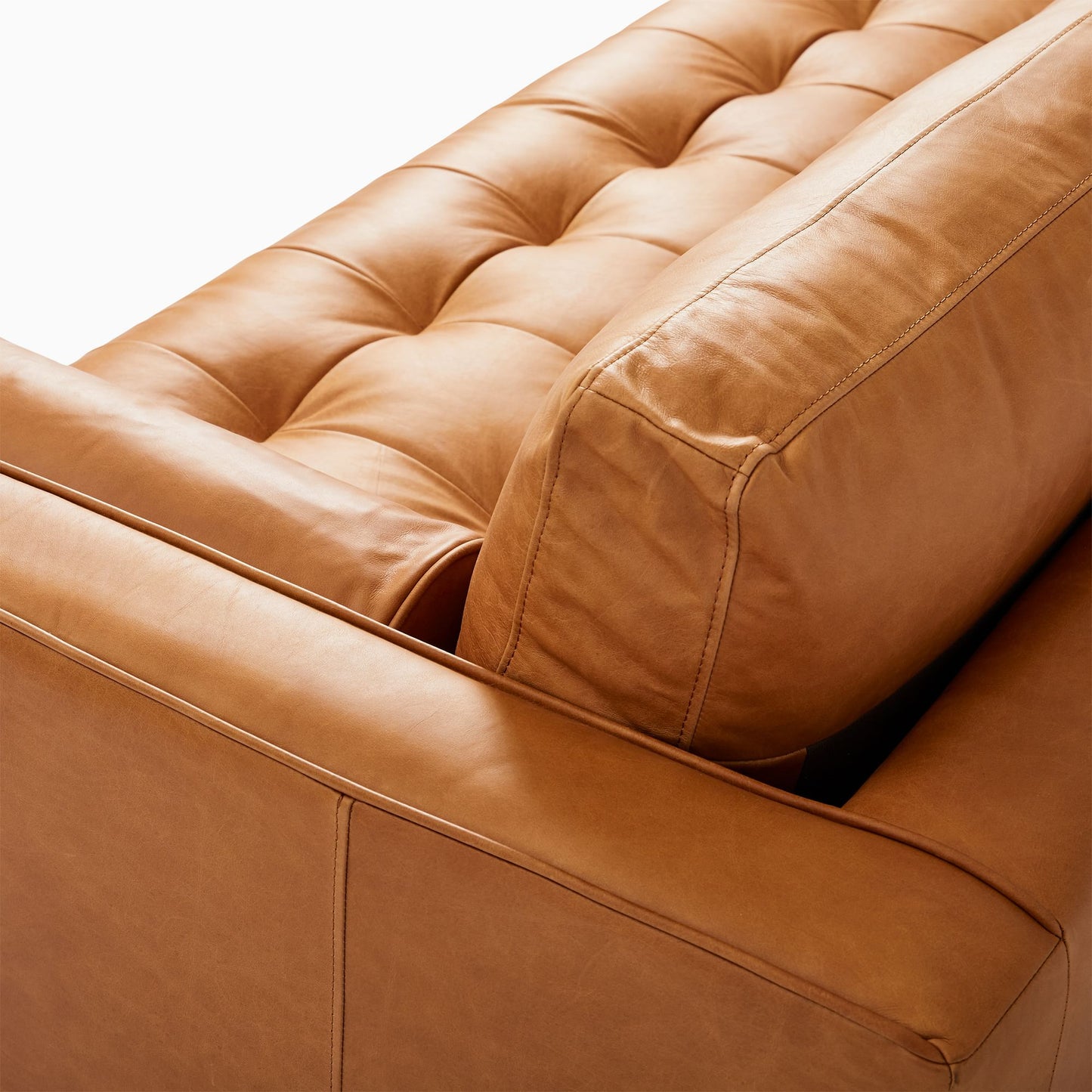 Isaias Leather 2-Piece Chaise Sectional Furniture BoutiQ
