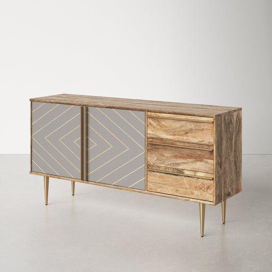 Knox Solid Mango Wood Sideboard Furniture BoutiQ