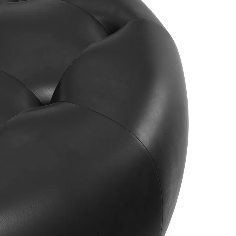 Marvin Leather Ottoman