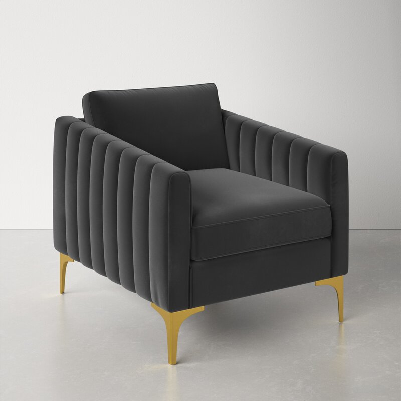 Spencer Velvet Armchair Furniture BoutiQ