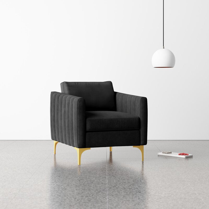 Spencer Velvet Armchair Furniture BoutiQ