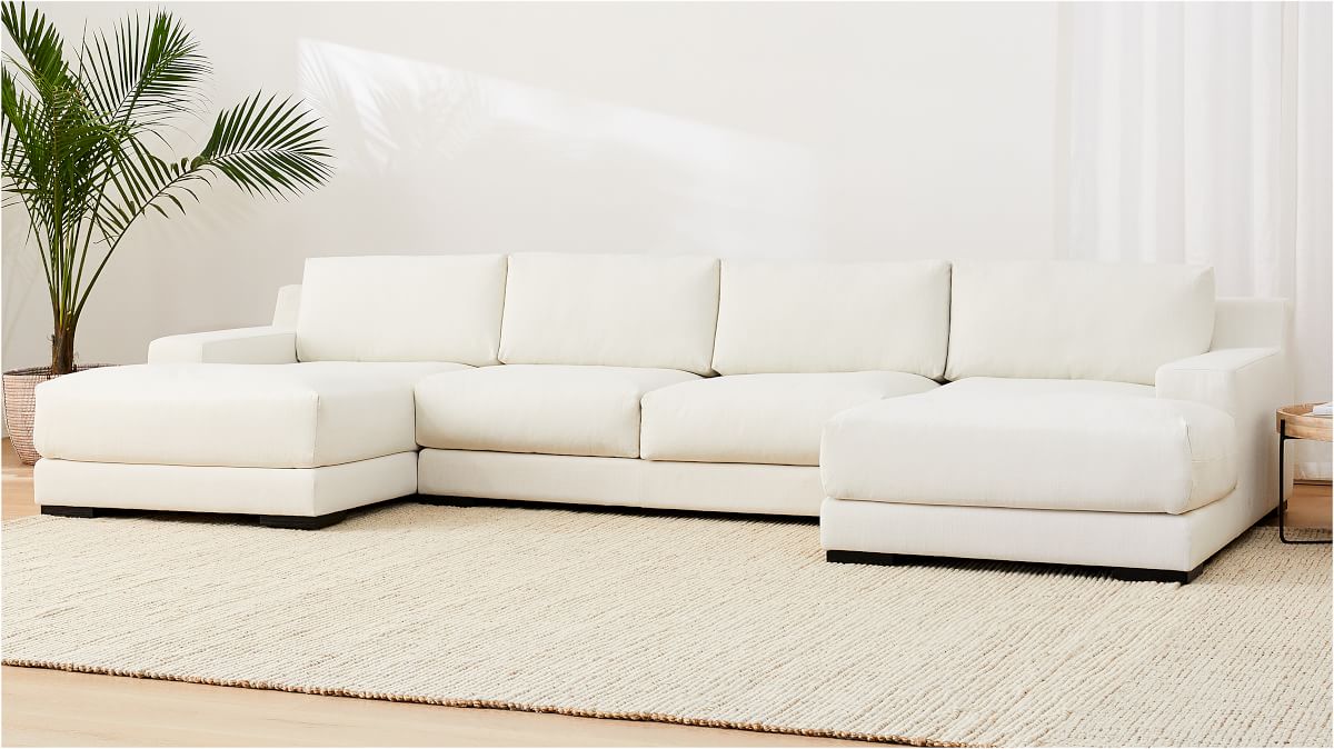 Zayne 3-Piece U-Shaped Chaise Sectional Furniture BoutiQ