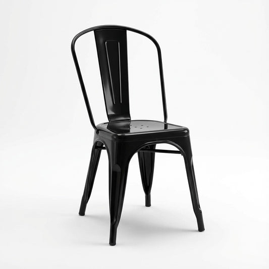 Bishop Brushed Stackable Dining Chair