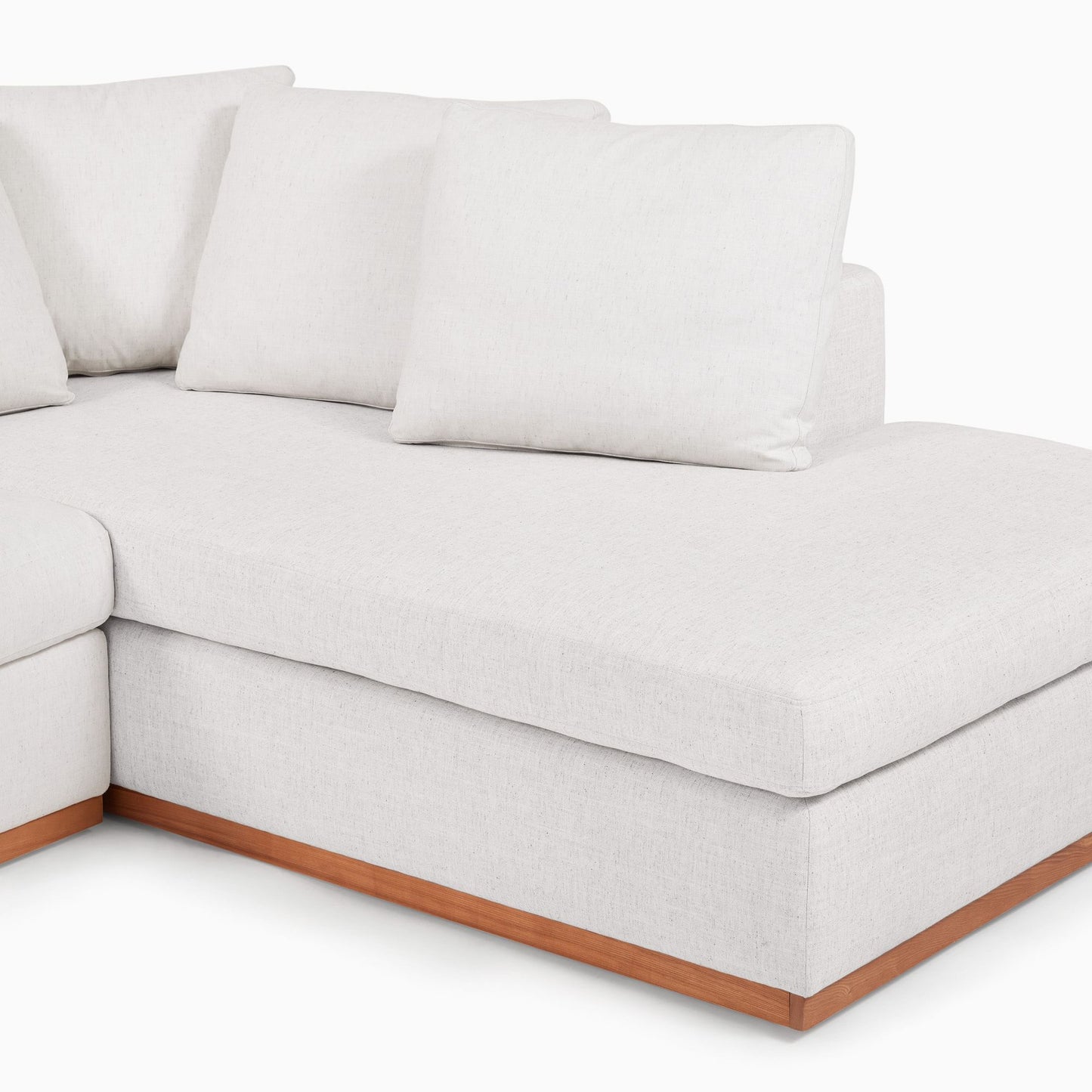 Cayson Modular 2-Piece Bumper Chaise Sectional