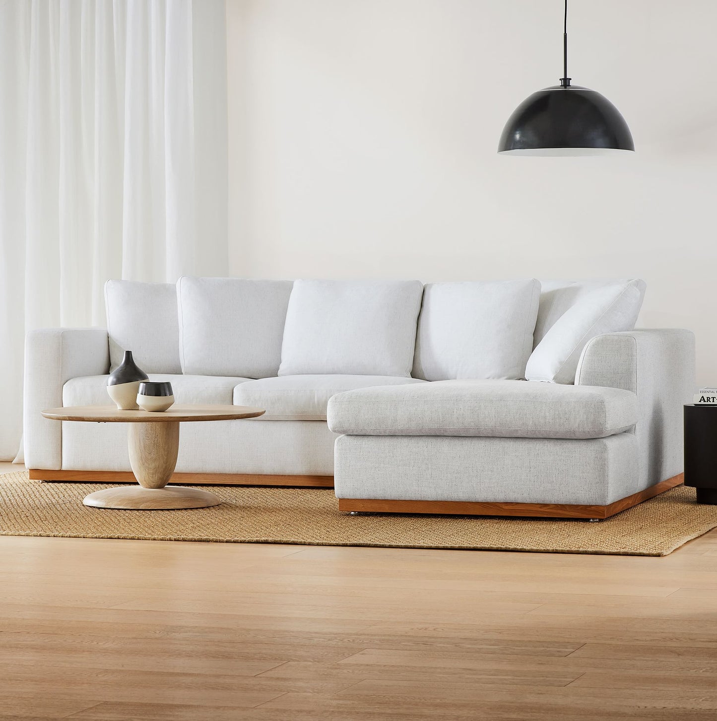 Cayson Modular 2-Piece Bumper Chaise Sectional