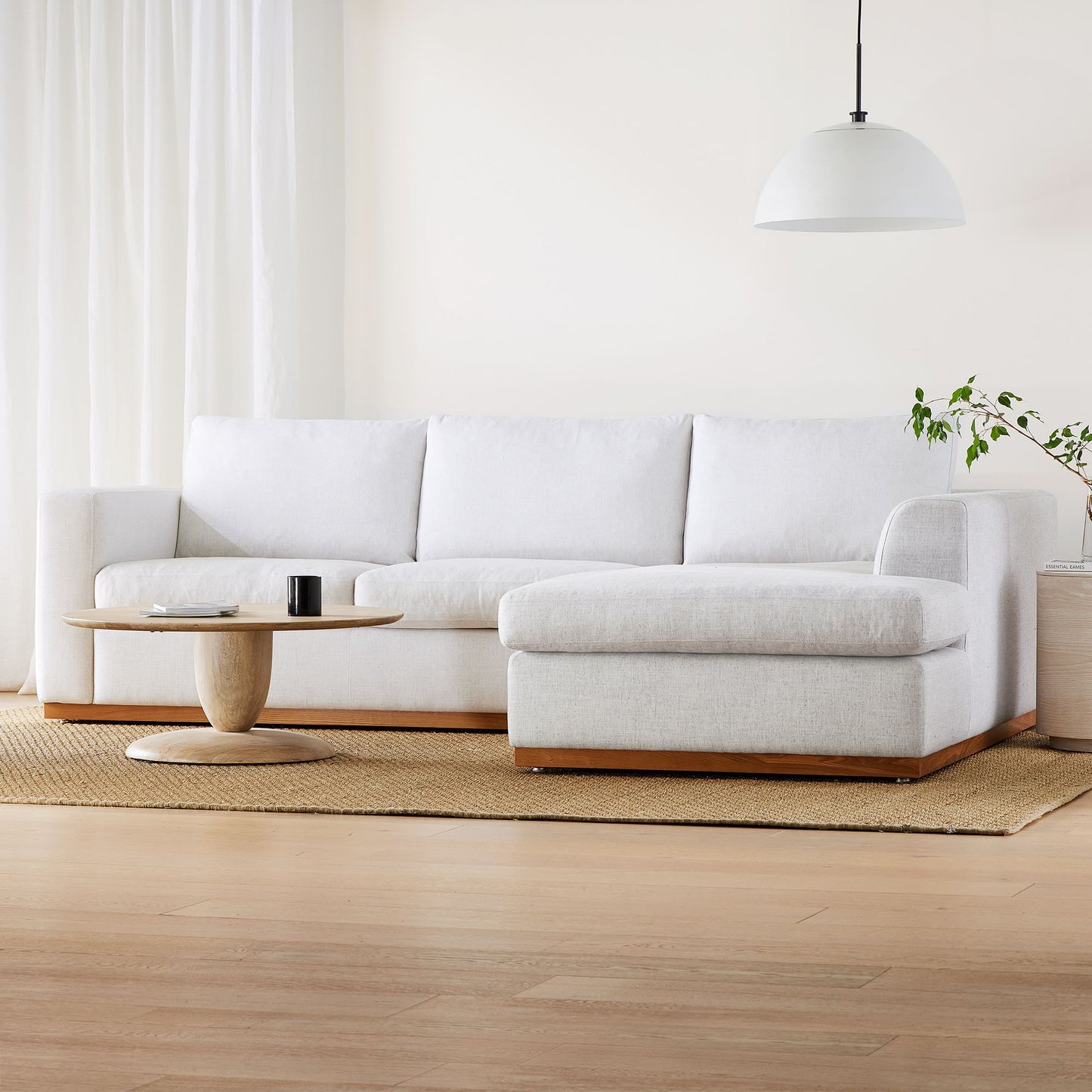 Cayson Modular 2-Piece Bumper Chaise Sectional