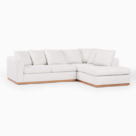Cayson Modular 2-Piece Bumper Chaise Sectional