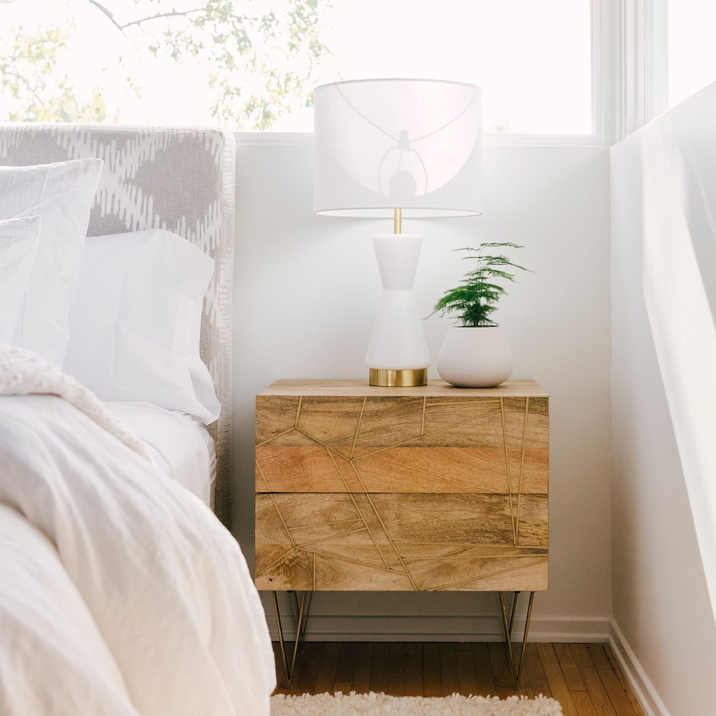 Ledger Inlay Nightstand