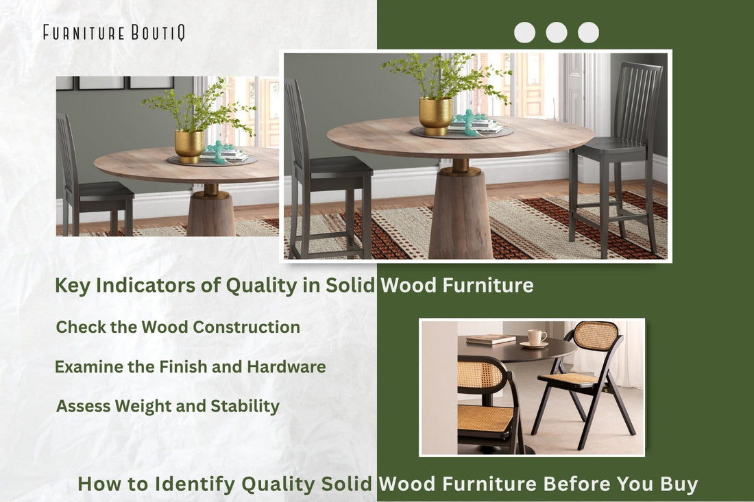 How to Identify Quality Solid Wood Furniture Before You Buy