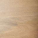 Macro wood grain texture swatch of natural light mango wood tabletop surface