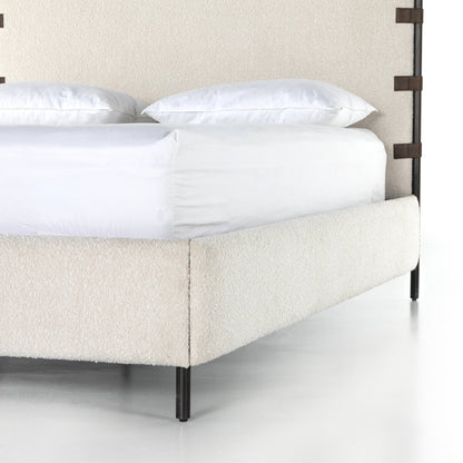 Jimmy Upholstered Metal Bed