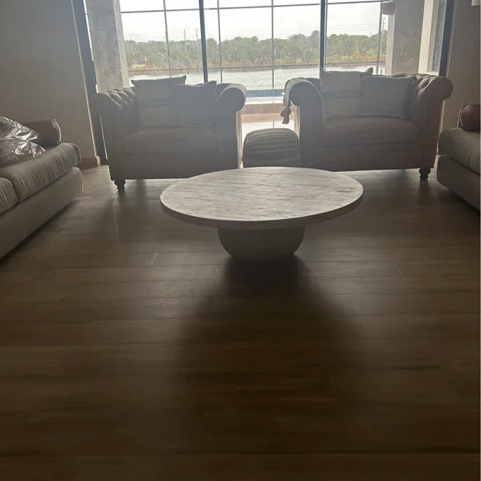 Chaim Solid Wood Coffee Table – live photo 2
