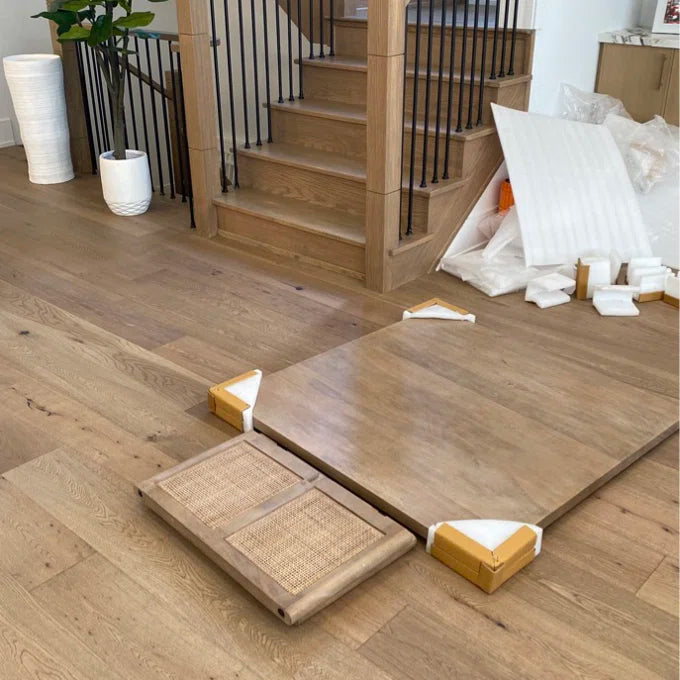 Lachlan Solid Wood Coffee Table – live photo 2