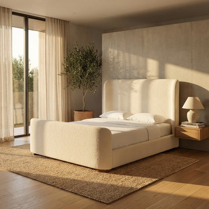 Coleson Upholstered Sleigh Bed