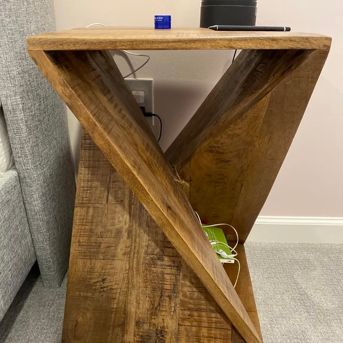 Legacy Solid Wood End Table – live photo 4