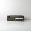 Orlando Genuine Leather Square Arm Chesterfield Sofa