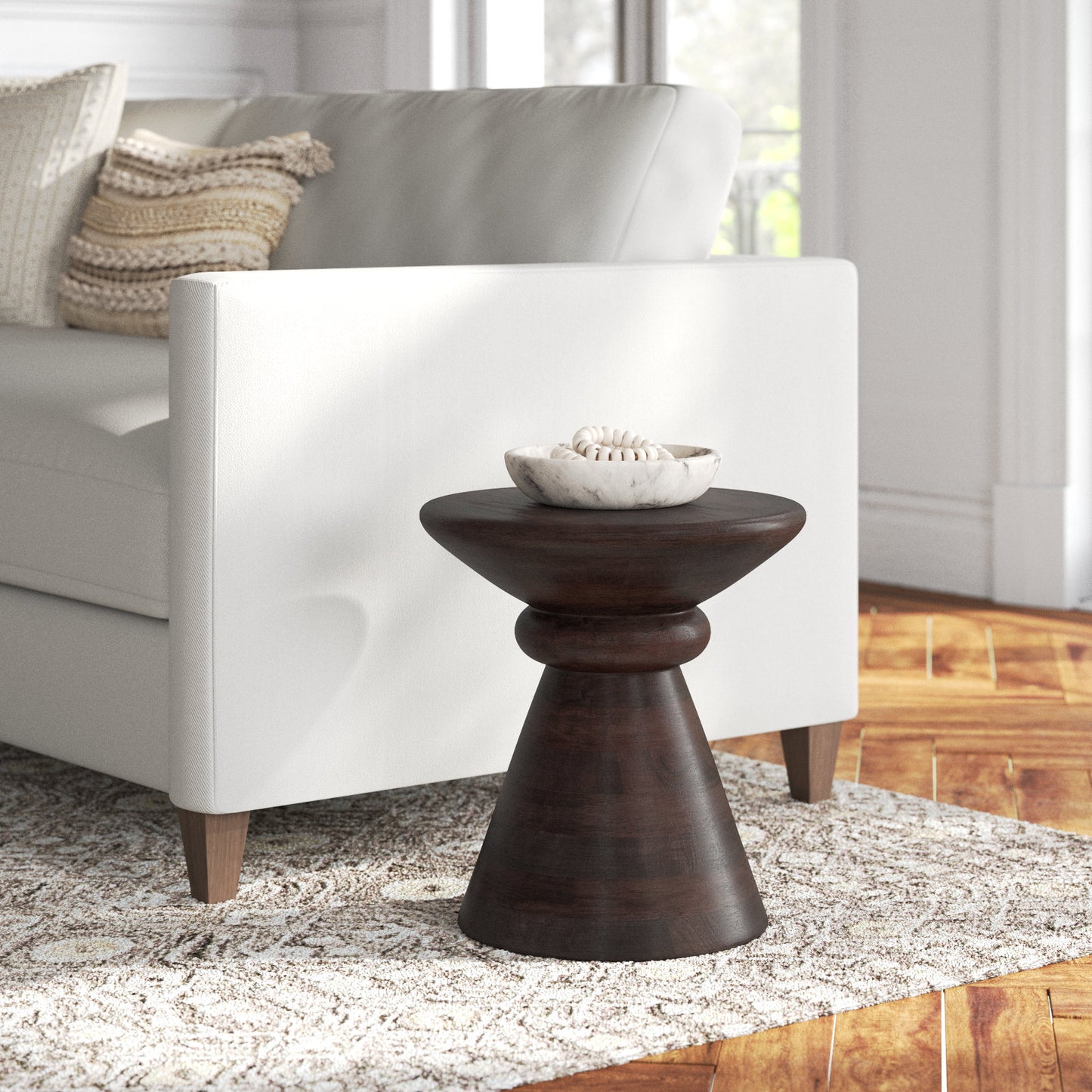 Lian Solid Wood End Table