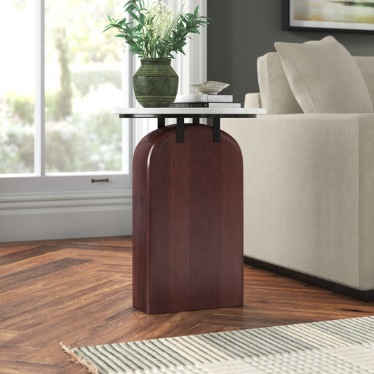 Trace Round Abstract Design Side Table