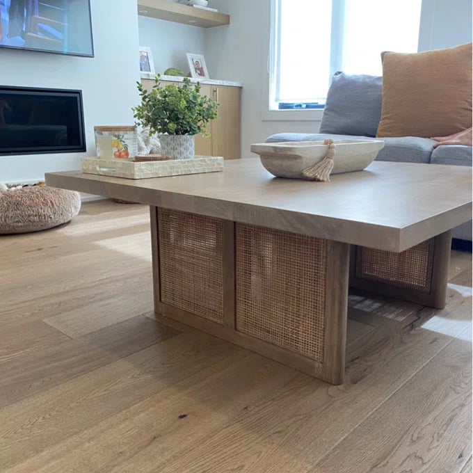 Lachlan Solid Wood Coffee Table – live photo 1