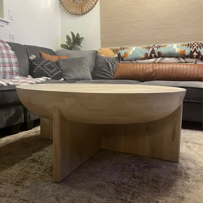 Neil Solid Wood Coffee Table – live photo 3
