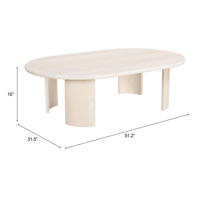 Jefferson Solid Wood Coffee Table