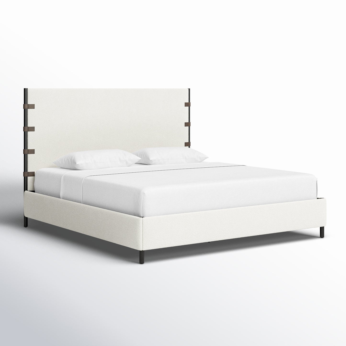 Jimmy Upholstered Metal Bed