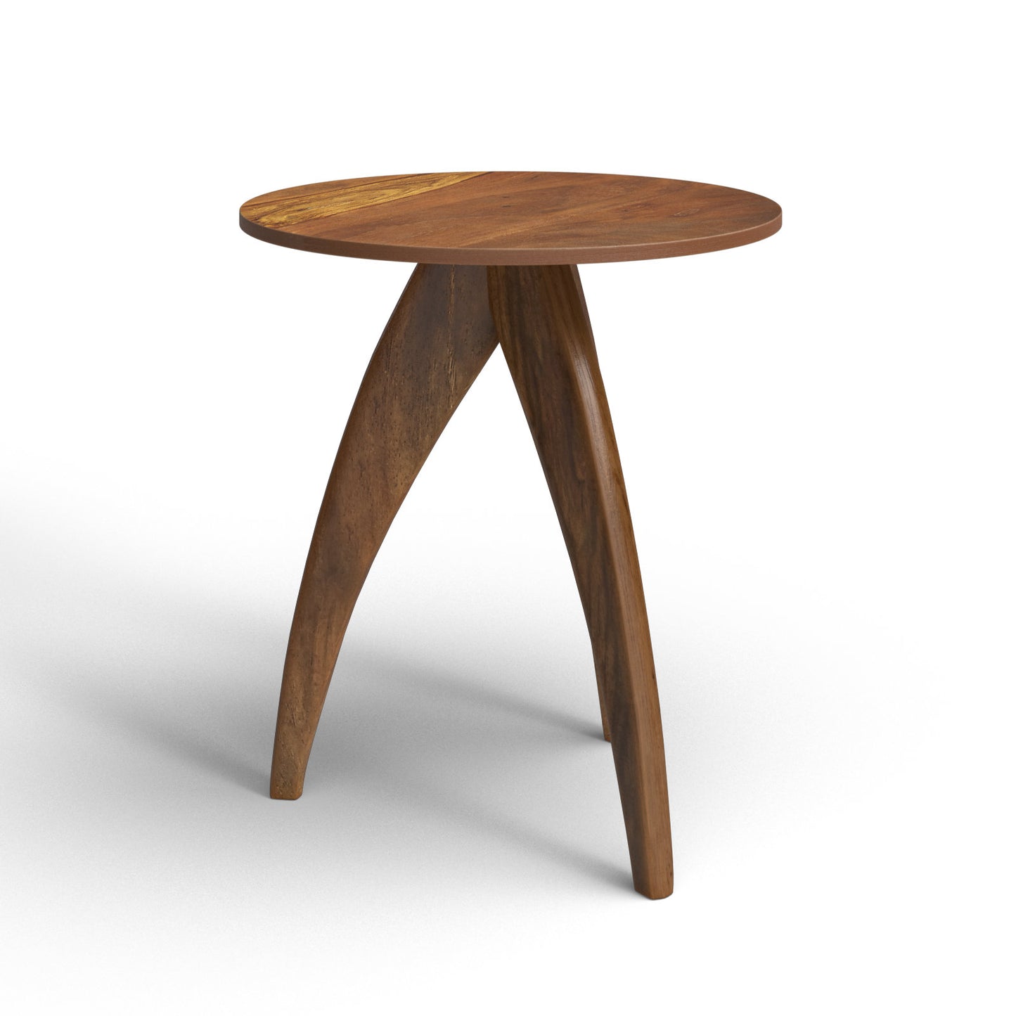 Titan Solid Wood 3 Legs End Table