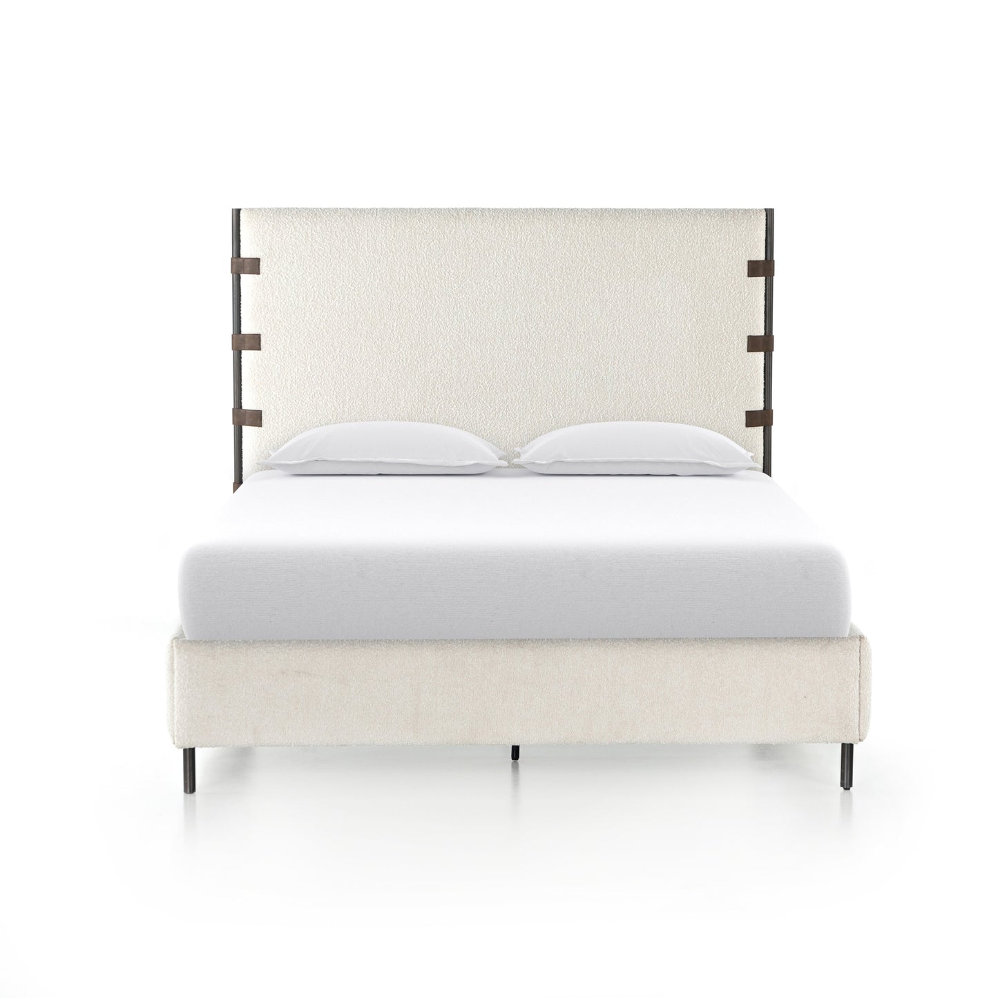 Jimmy Upholstered Metal Bed