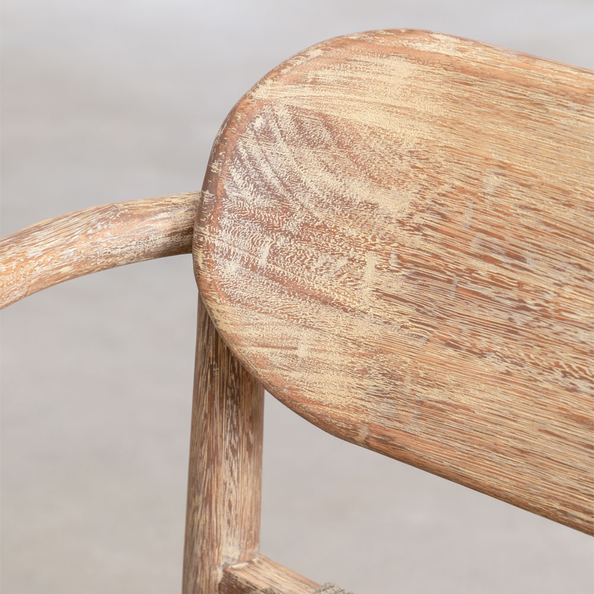 Gatlin Wooden Dining Chair with Armrests