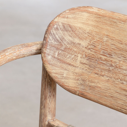 Gatlin Wooden Dining Chair with Armrests