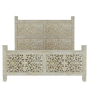 Callahan Solid Wood Hand Carved Platform Bed