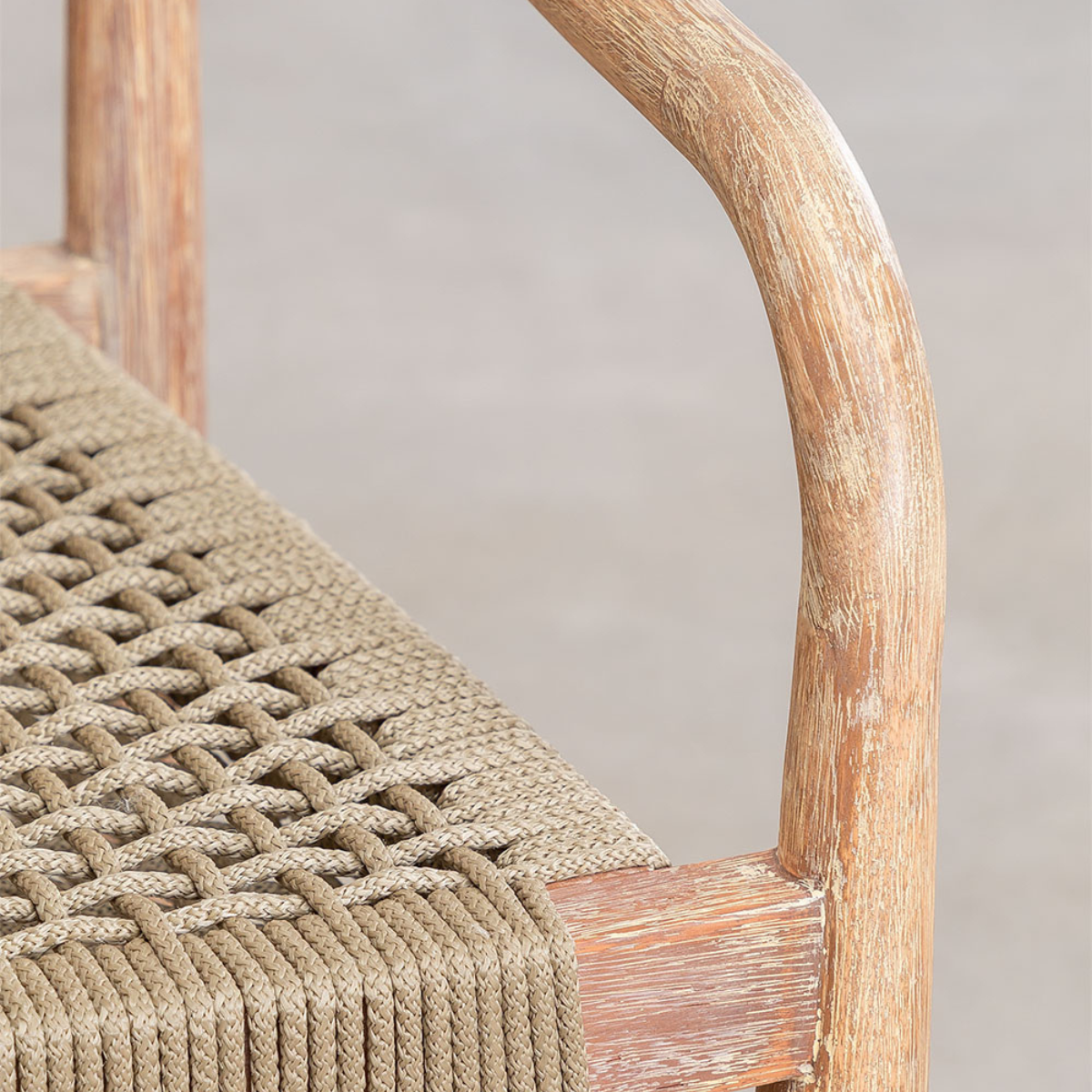 Gatlin Wooden Dining Chair with Armrests