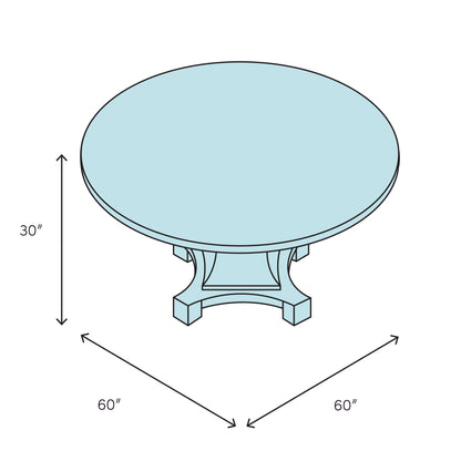 Musa Round 6 Seater Dining Table