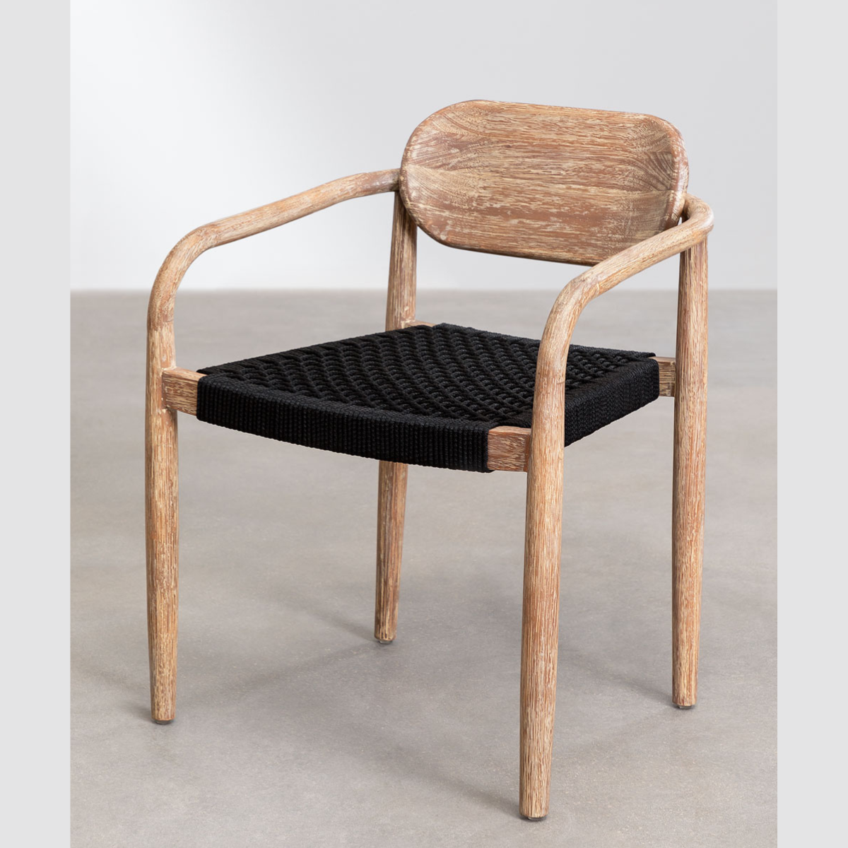 Gatlin Wooden Dining Chair with Armrests