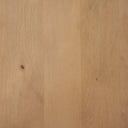 Macro texture close up view of Junior end table showing light oak wood grain pattern and natural knot