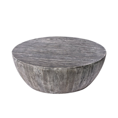 Emir Solid Wood Single Drum Coffee Table